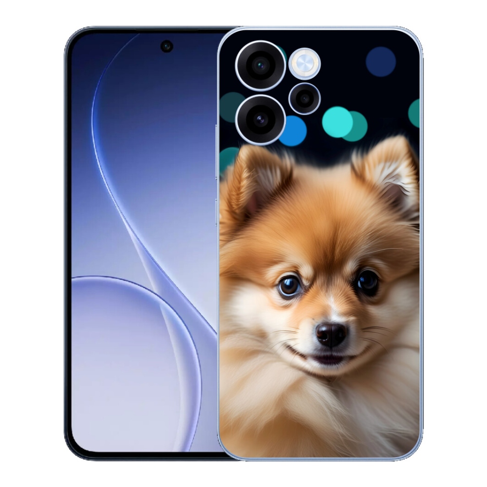 Gélový kryt mmCase na Oppo Reno 15 FS 5G - roztomilý pomeranian