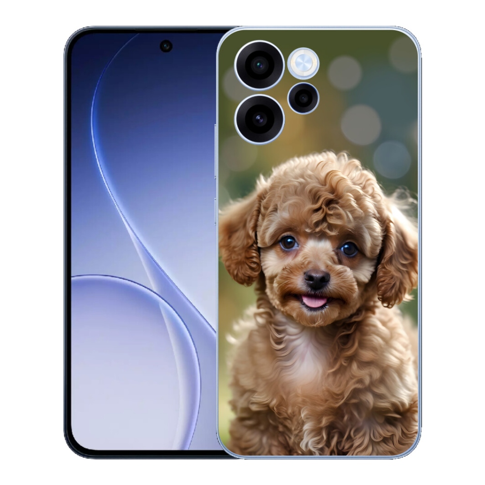 Gélový kryt mmCase na Oppo Reno 15 FS 5G - roztomilý pudel