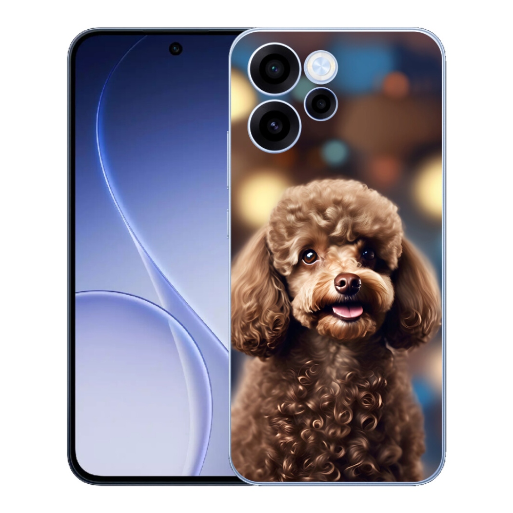 Gélový kryt mmCase na Oppo Reno 15 FS 5G - roztomilý pudel