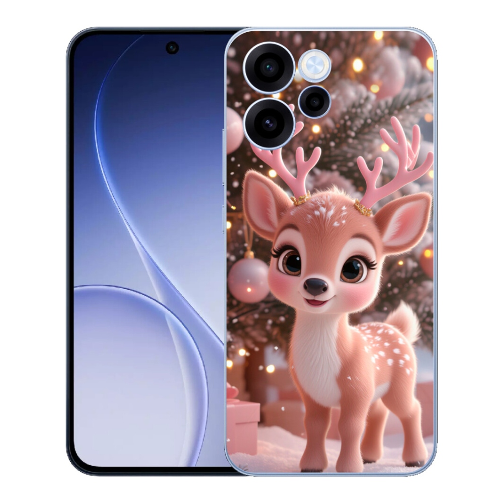 Gélový kryt mmCase na Oppo Reno 15 FS 5G - roztomilý sob