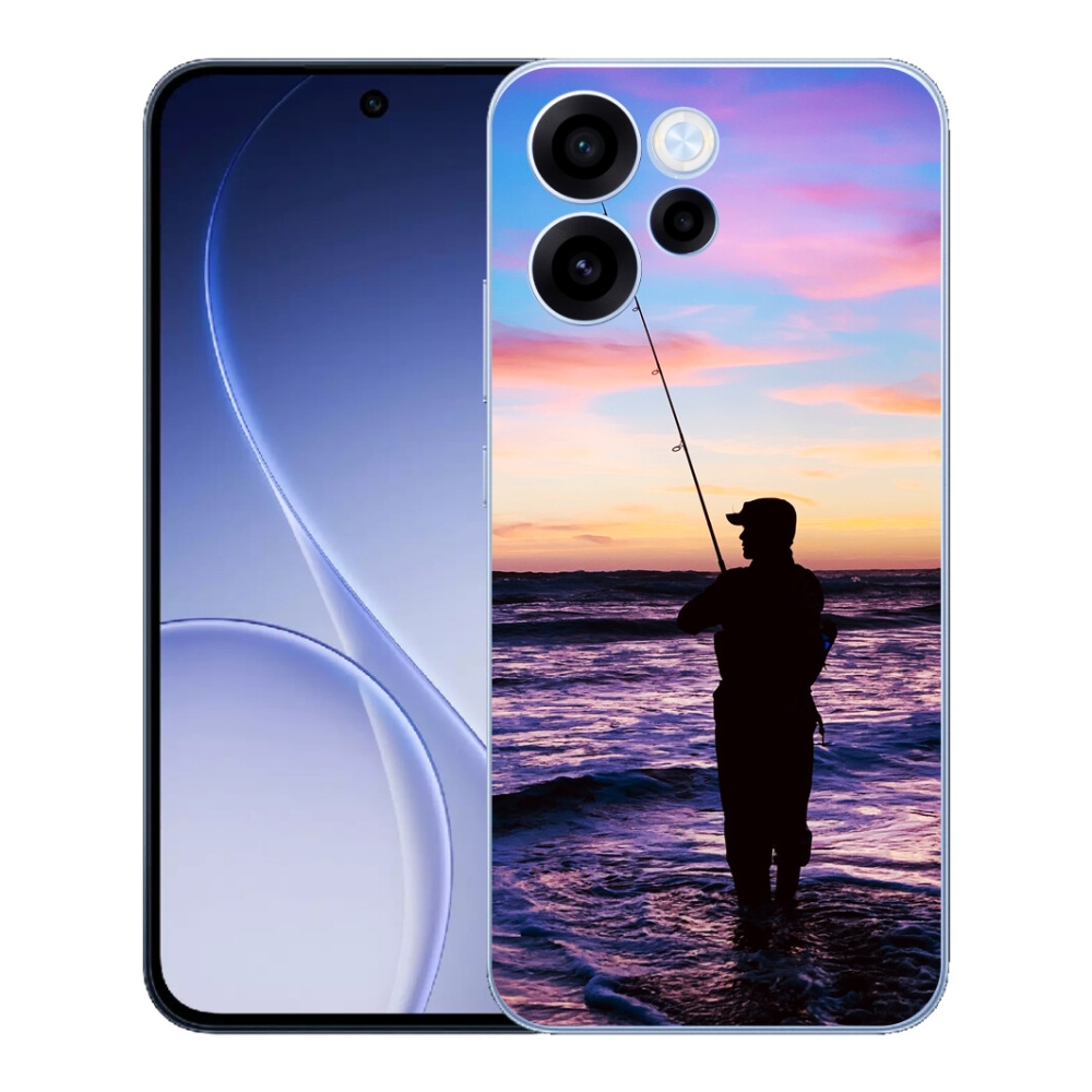 Gélový kryt mmCase na Oppo Reno 15 FS 5G - rybárčenie 1