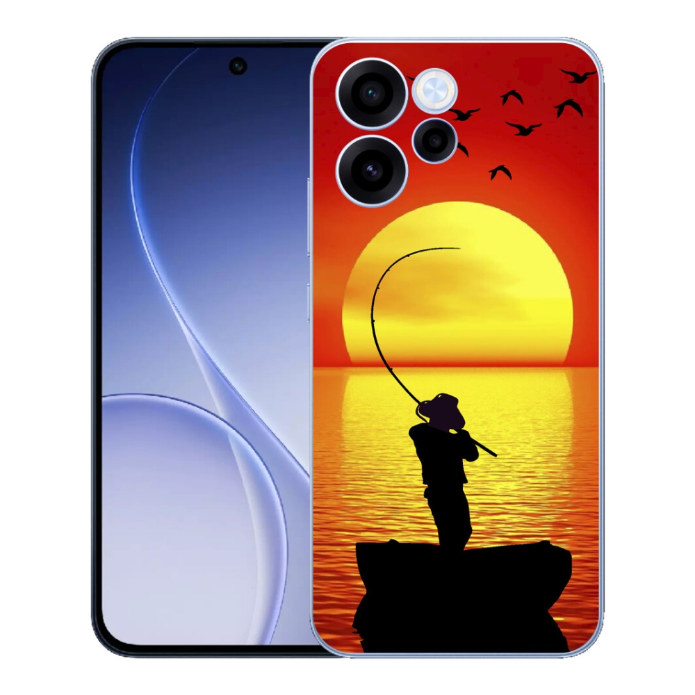 Gélový kryt mmCase na Oppo Reno 15 FS 5G - rybárčenie