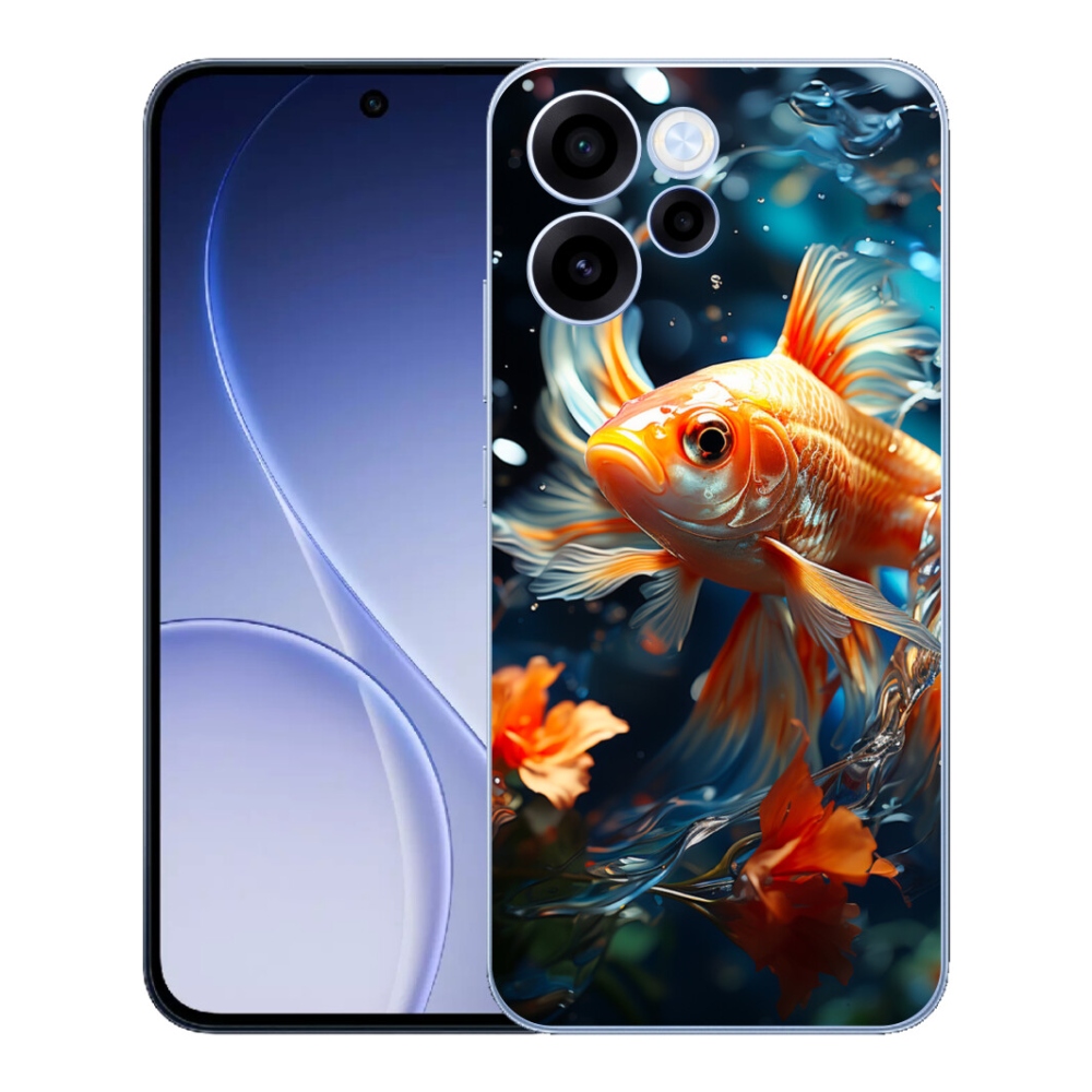 Gélový kryt mmCase na Oppo Reno 15 FS 5G - rybka