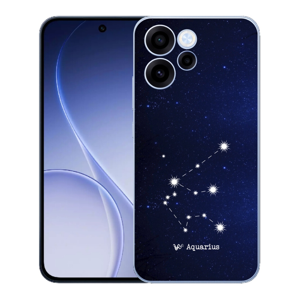 Gélový kryt mmCase na Oppo Reno 15 FS 5G - súhvezdie Vodnára