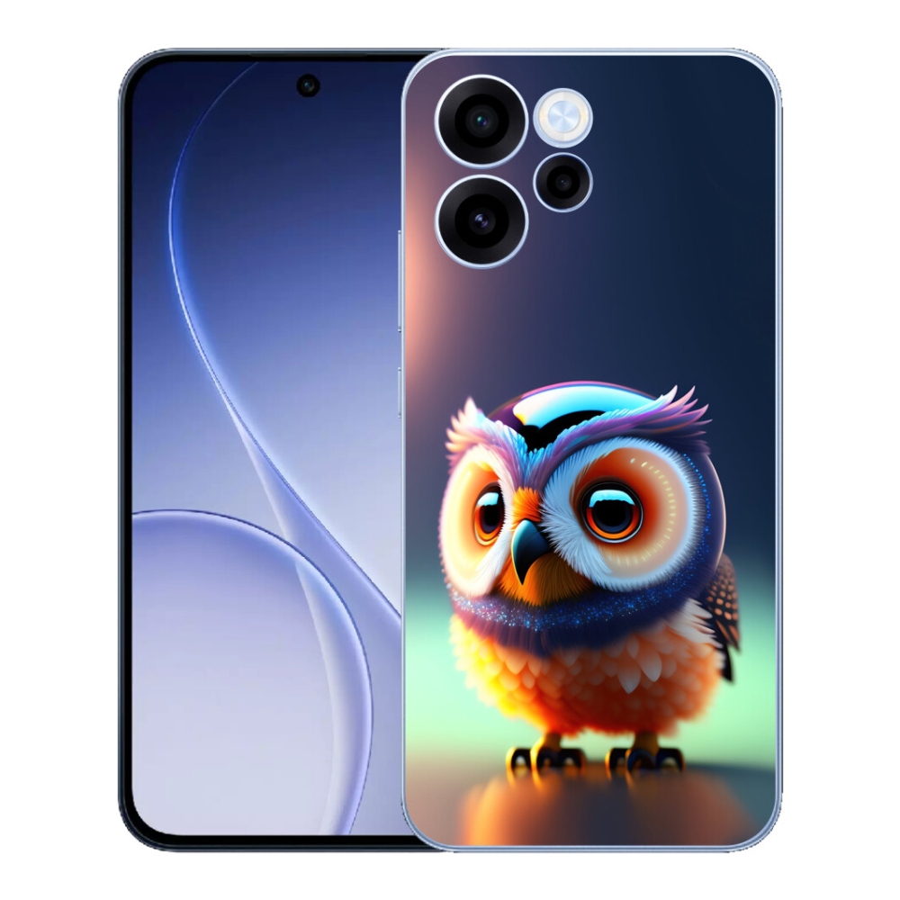 Gélový kryt mmCase na Oppo Reno 15 FS 5G - sovička