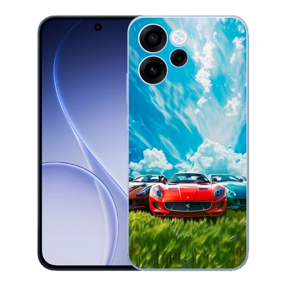 Gélový kryt mmCase na Oppo Reno 15 FS 5G - športové vozidlá