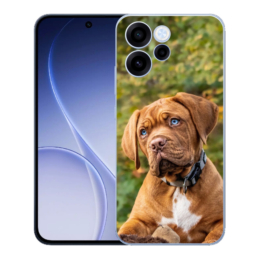 Gélový kryt mmCase na Oppo Reno 15 FS 5G - šteňa