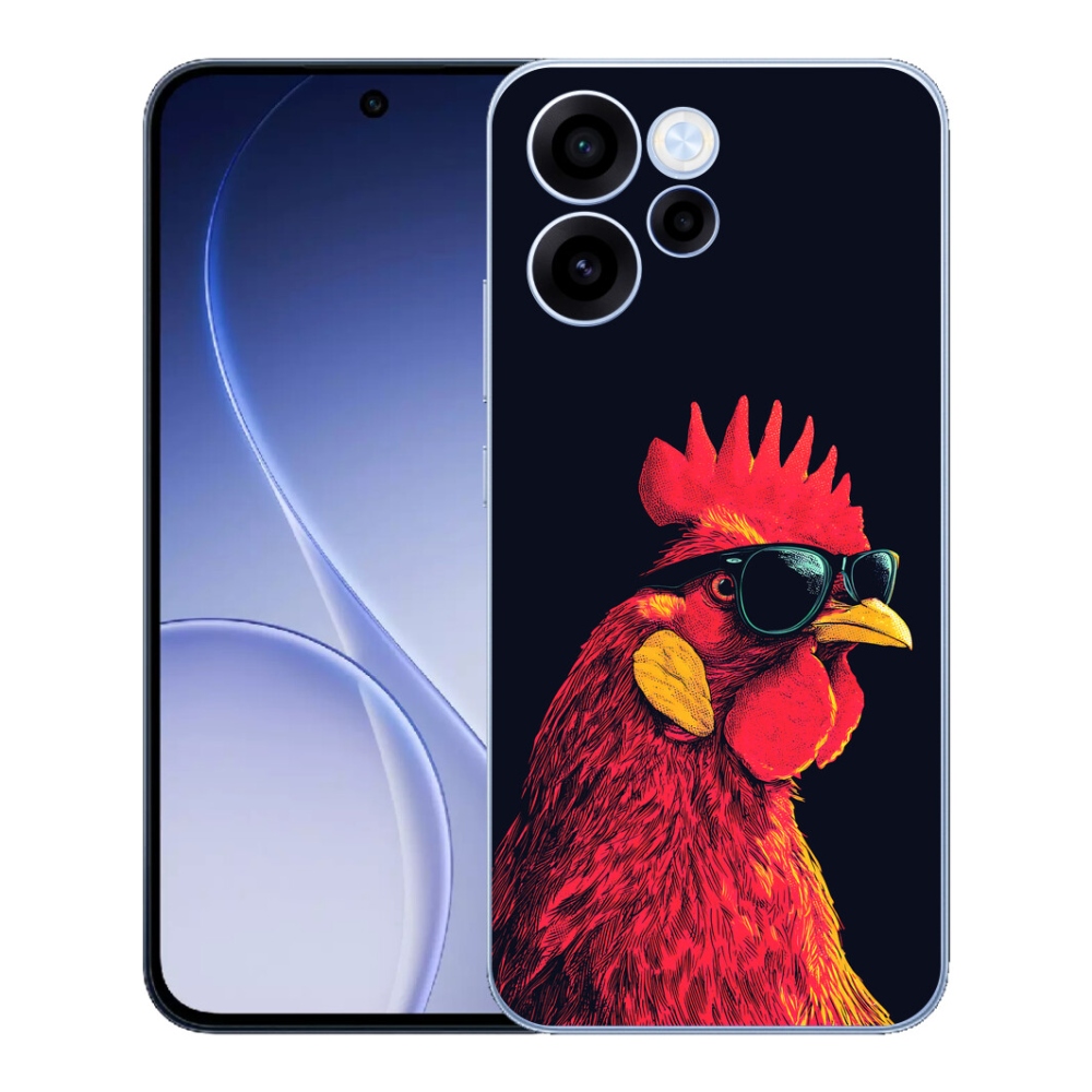 Gélový kryt mmCase na Oppo Reno 15 FS 5G - štýlový kohút