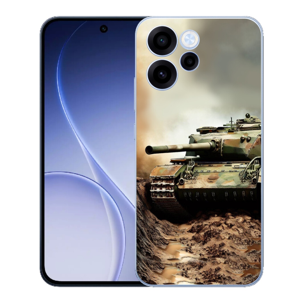 Gélový kryt mmCase na Oppo Reno 15 FS 5G - tank