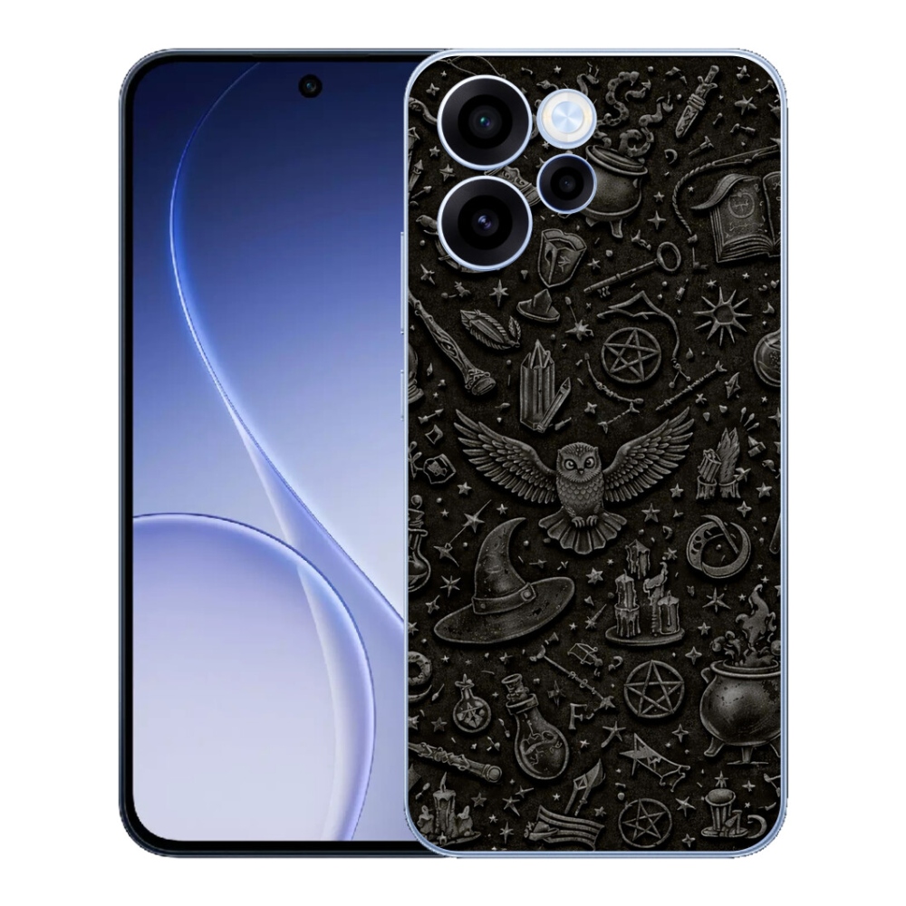 Gélový kryt mmCase na Oppo Reno 15 FS 5G - tmavý magický svet