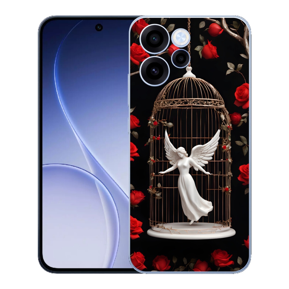 Gélový kryt mmCase na Oppo Reno 15 FS 5G - uväznený anjel