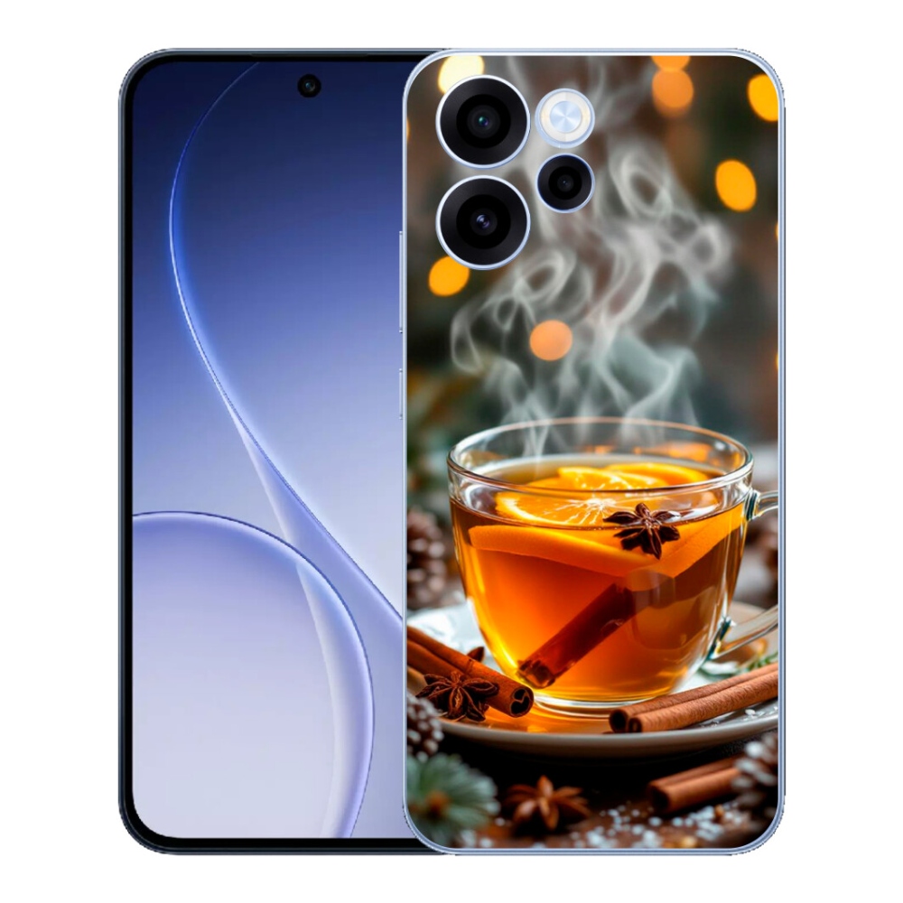 Gélový kryt mmCase na Oppo Reno 15 FS 5G - vianočný punč