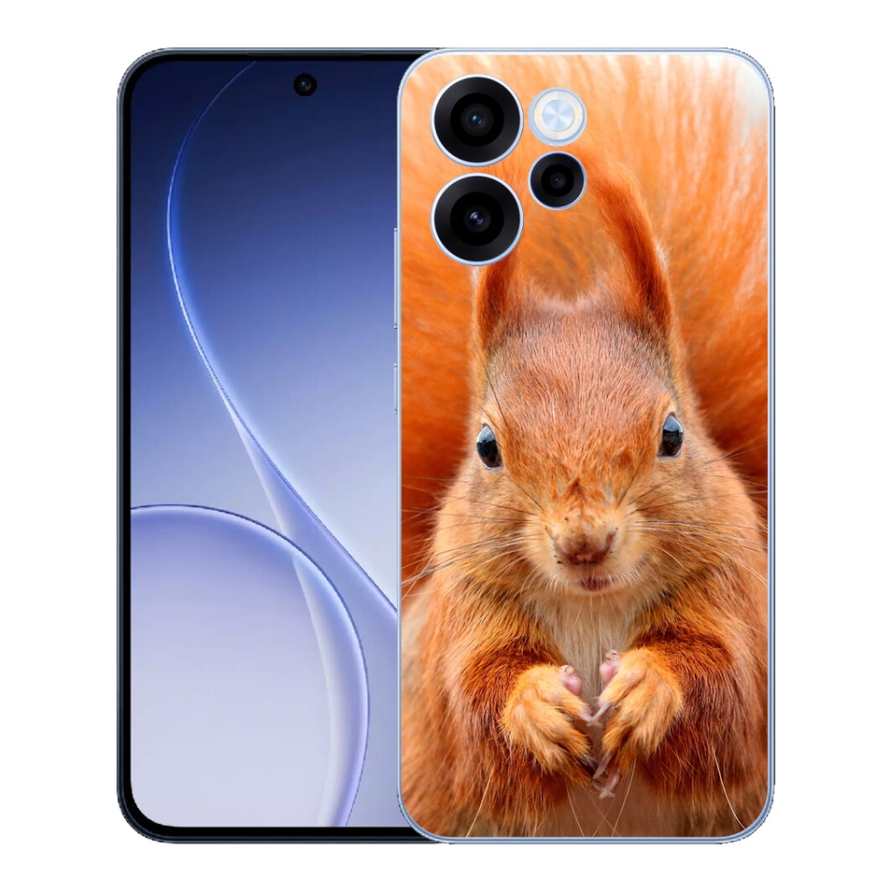 Gélový kryt mmCase na Oppo Reno 15 FS 5G - veverička