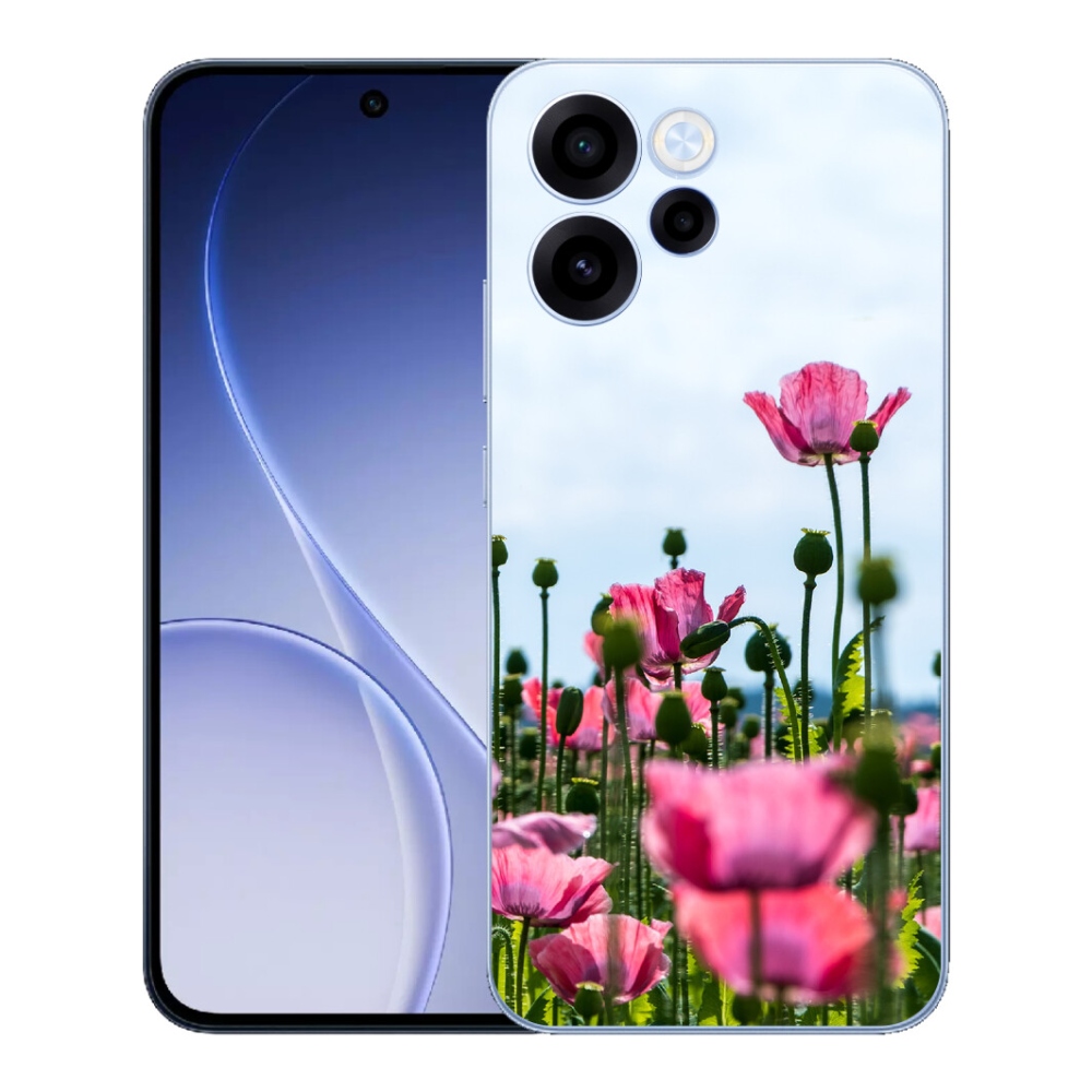 Gélový kryt mmCase na Oppo Reno 15 FS 5G - vlčí mak