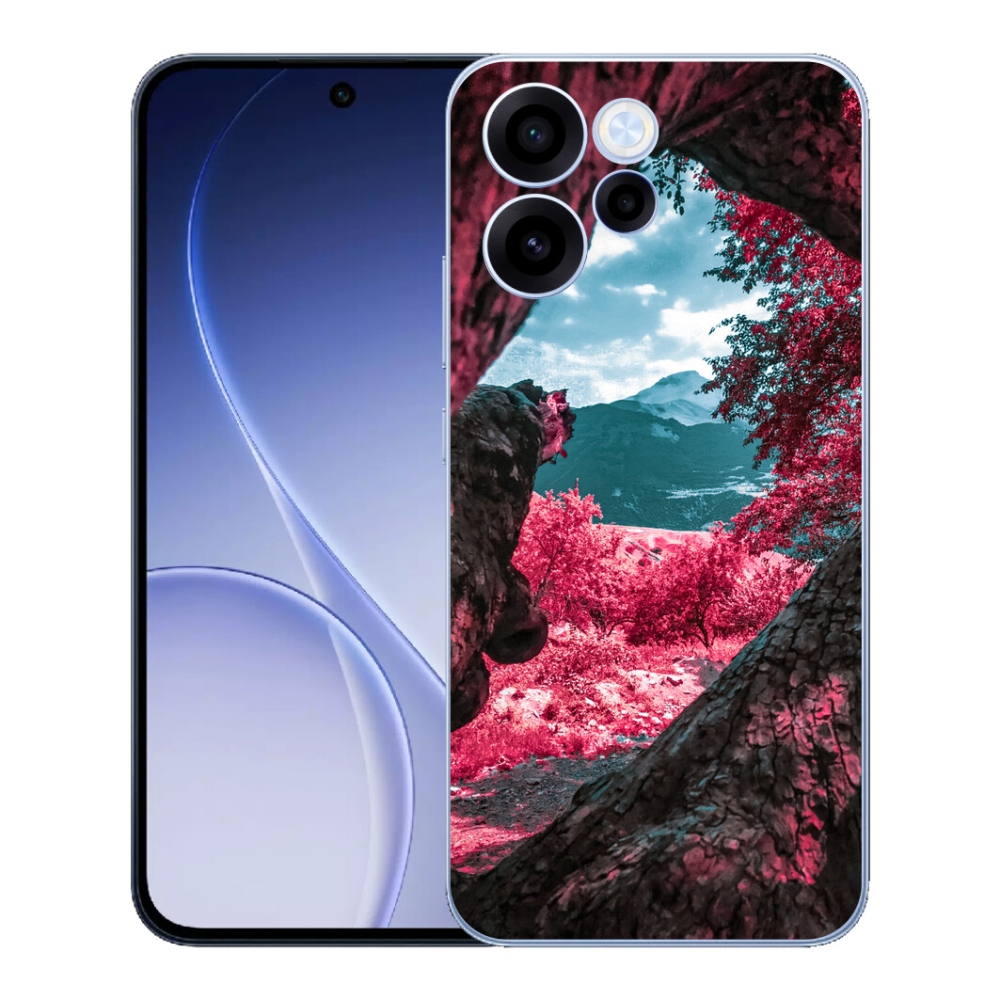 Gélový kryt mmCase na Oppo Reno 15 FS 5G - výhľad na hory