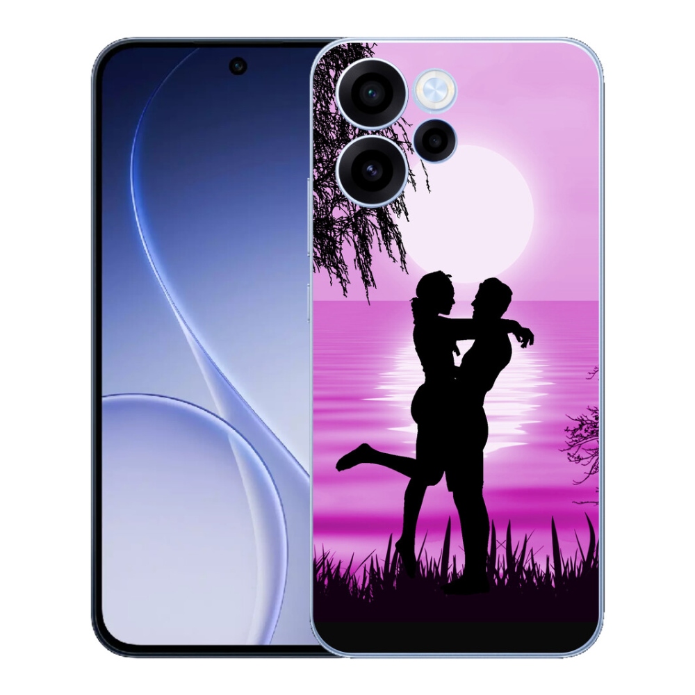 Gélový kryt mmCase na Oppo Reno 15 FS 5G - západ slnka
