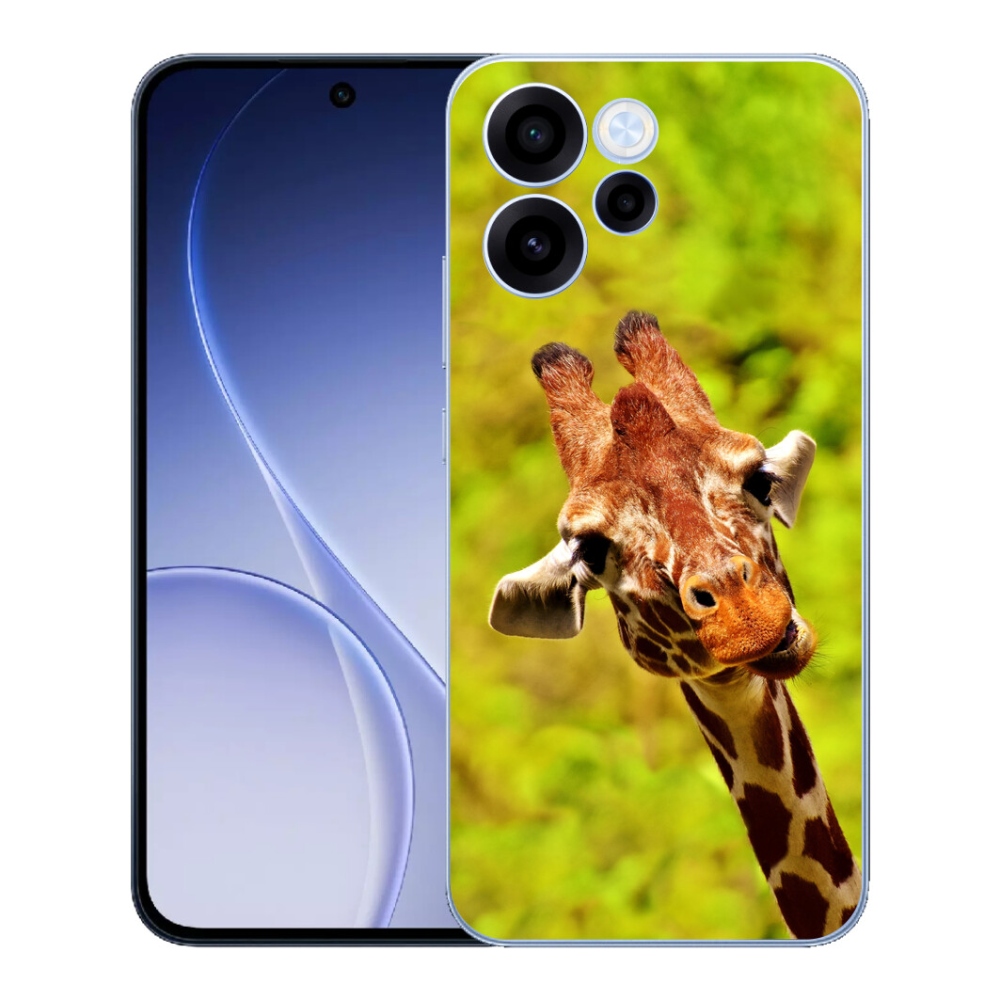 Gélový kryt mmCase na Oppo Reno 15 FS 5G - žirafa