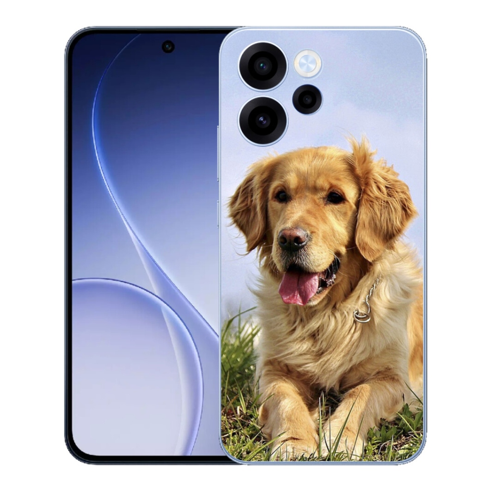 Gélový kryt mmCase na Oppo Reno 15 FS 5G - zlatý retriever