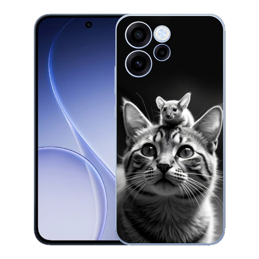 Gélový kryt mmCase na Oppo Reno 15 FS 5G - zvieracie priateľstvo 2