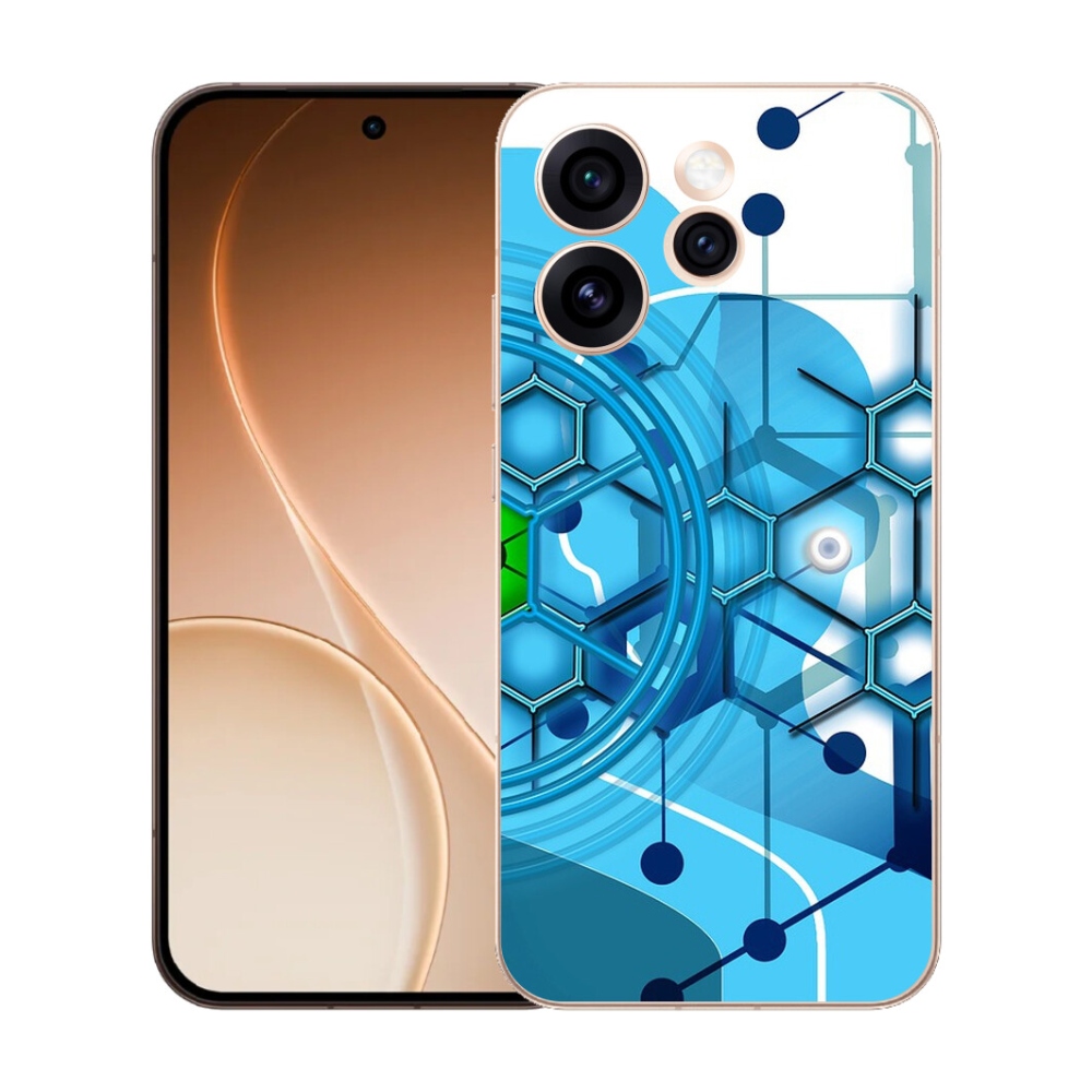 Gélový kryt mmCase na Oppo Reno 15 Pro 5G - abstraktný vzor 2