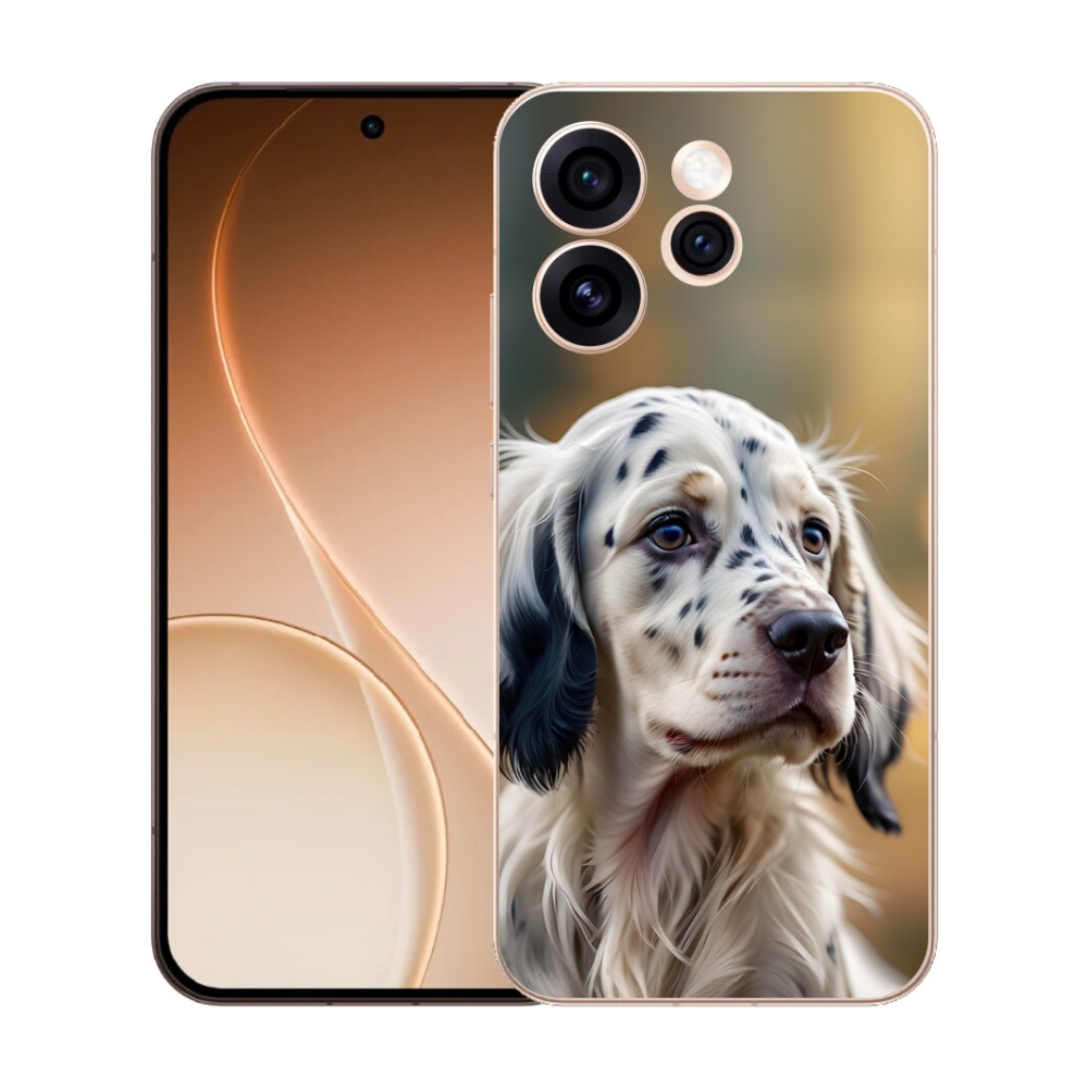 Gélový kryt mmCase na Oppo Reno 15 Pro 5G - anglický seter