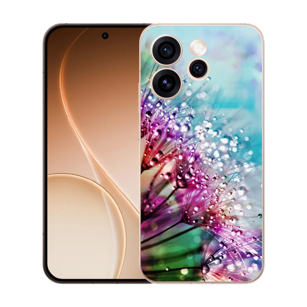 Gélový kryt mmCase na Oppo Reno 15 Pro 5G - farebné kvety