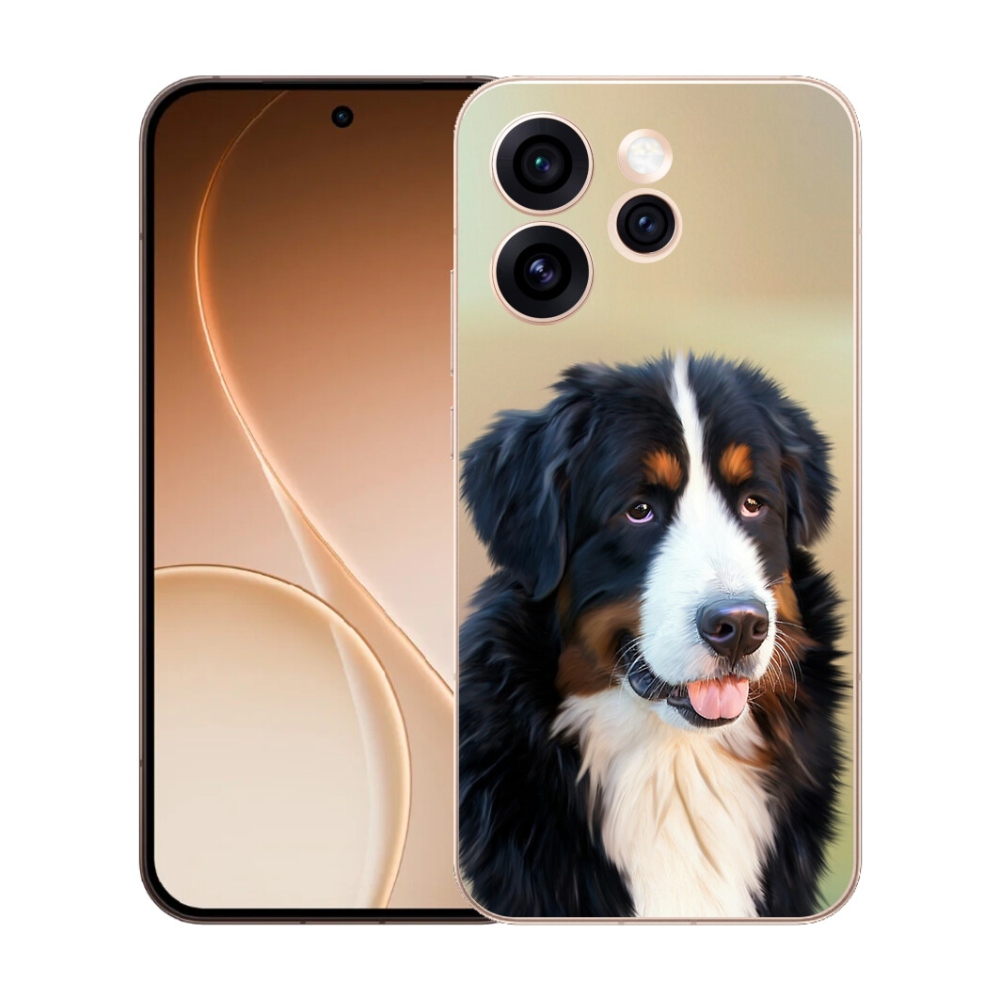 Gélový kryt mmCase na Oppo Reno 15 Pro 5G - bernský salašnícky pes