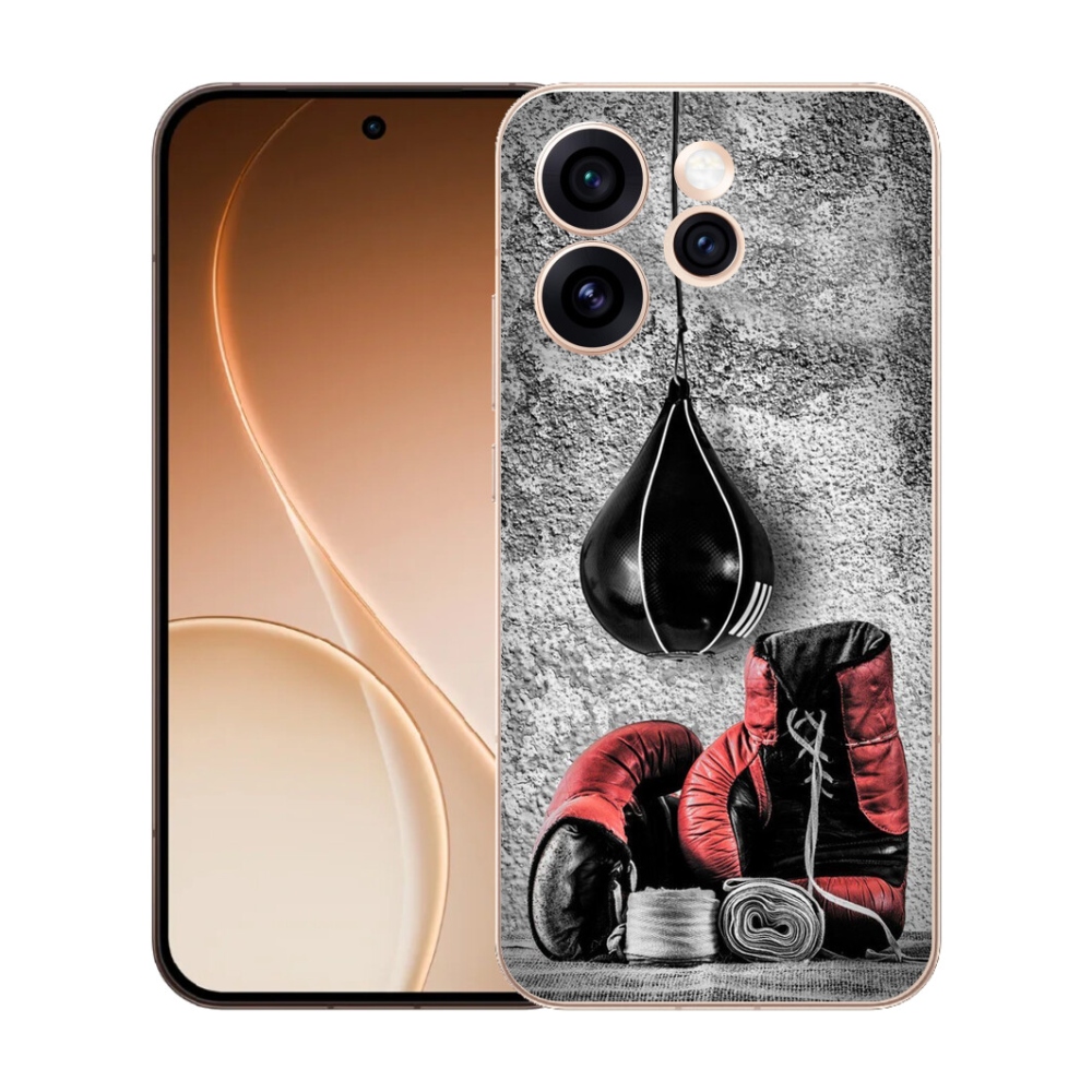 Gélový kryt mmCase na Oppo Reno 15 Pro 5G - boxovacie vrece a rukavice