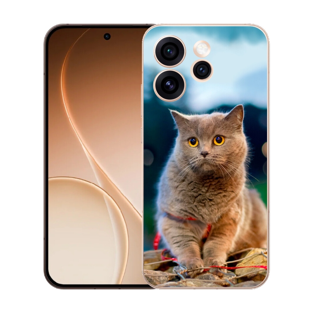 Gélový kryt mmCase na Oppo Reno 15 Pro 5G - britská modrá 2