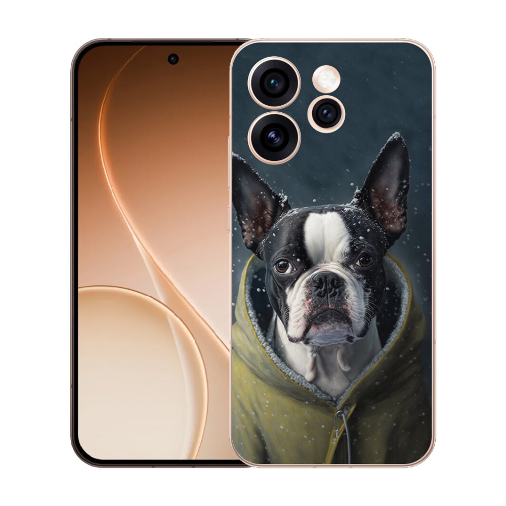 Gélový kryt mmCase na Oppo Reno 15 Pro 5G - buldoček