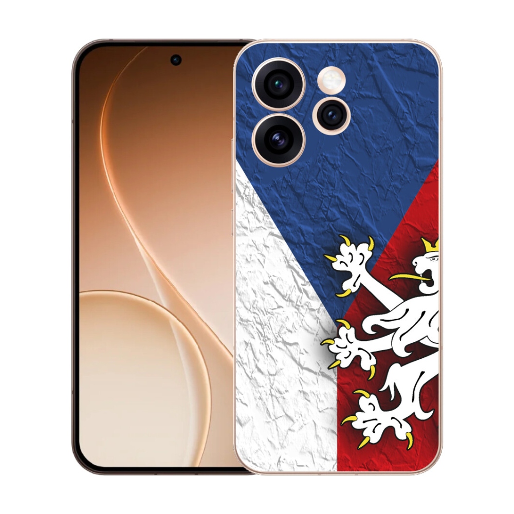 Gélový kryt mmCase na Oppo Reno 15 Pro 5G - česká vlajka 1