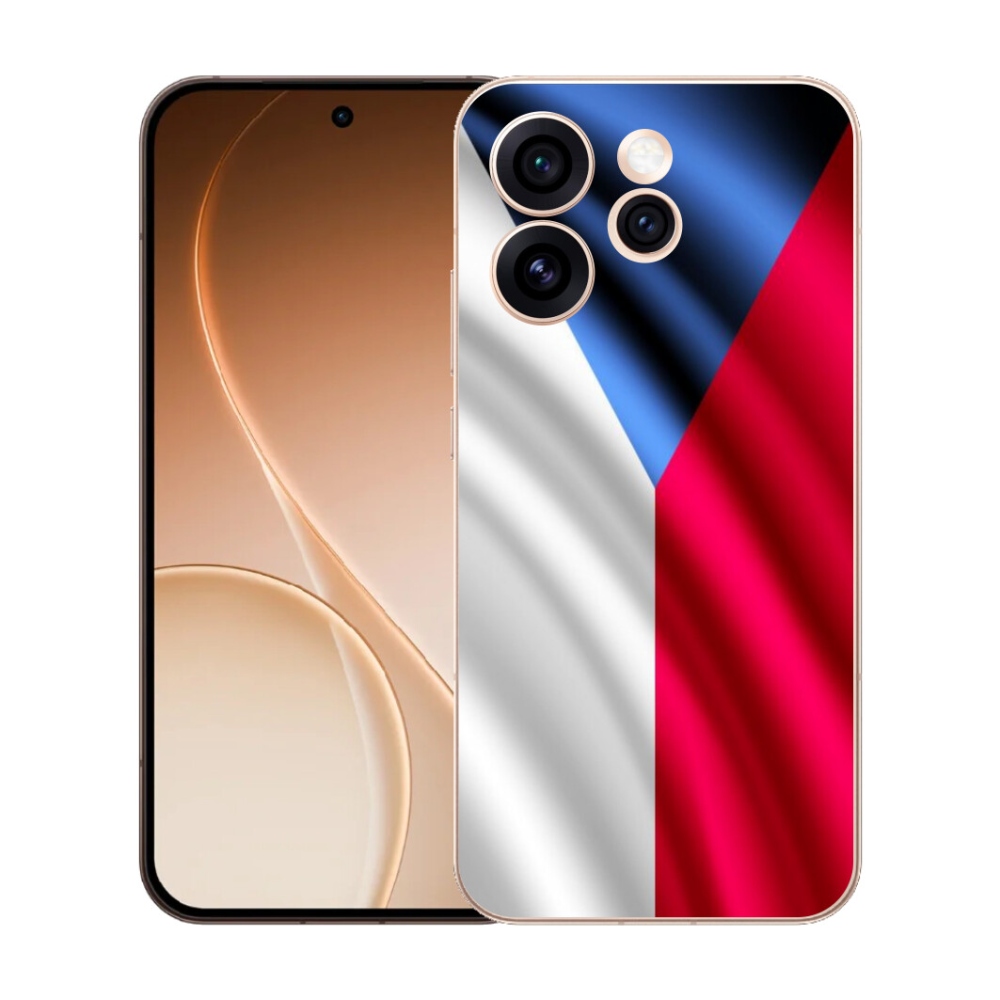 Gélový kryt mmCase na Oppo Reno 15 Pro 5G - česká vlajka