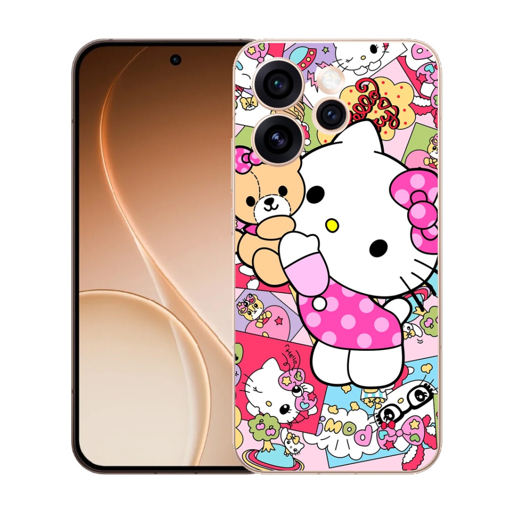 Gélový kryt mmCase na Oppo Reno 15 Pro 5G - cute kitty
