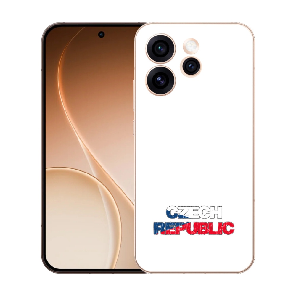 Gélový kryt mmCase na Oppo Reno 15 Pro 5G - Slovak Republic biele pozadie