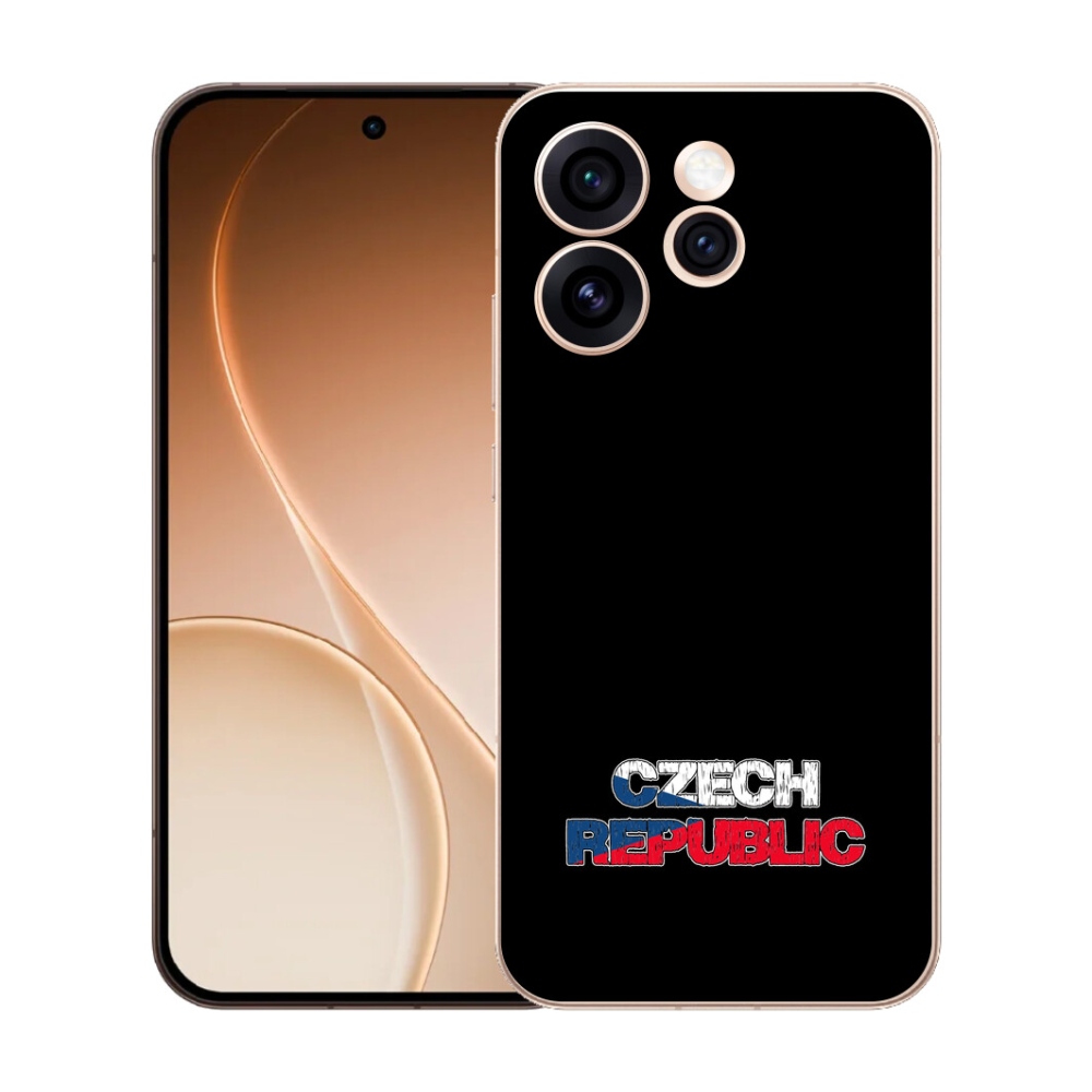 Gélový kryt mmCase na Oppo Reno 15 Pro 5G - Slovak Republic čierne pozadie