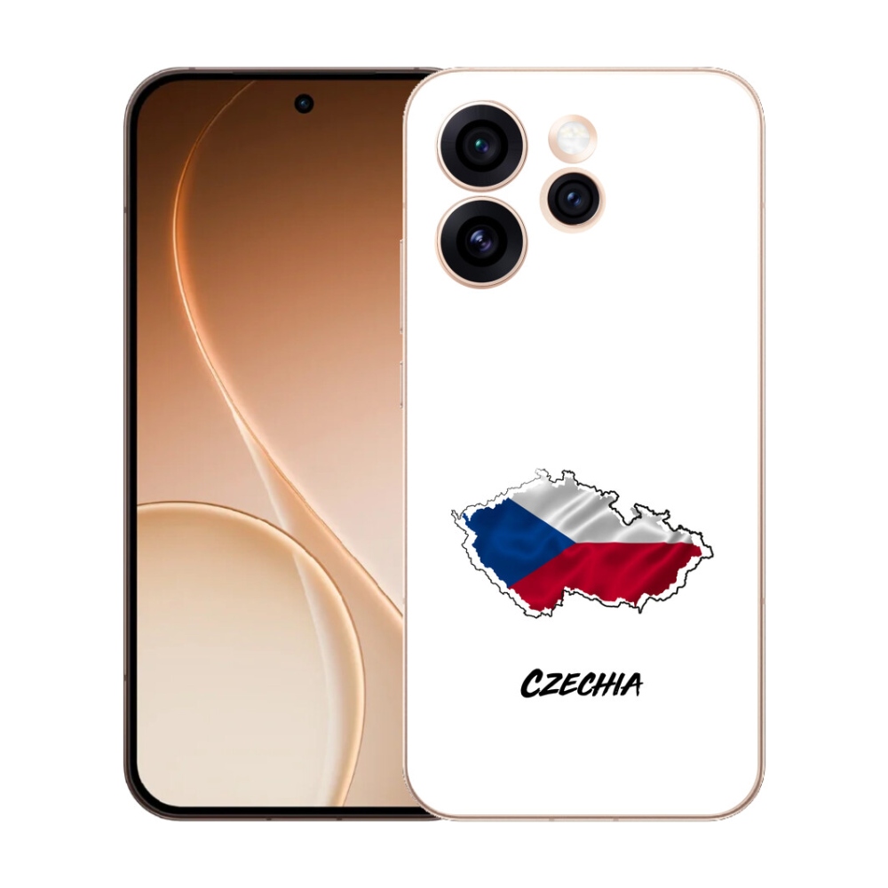 Gélový kryt mmCase na Oppo Reno 15 Pro 5G - Slovakia biele pozadie