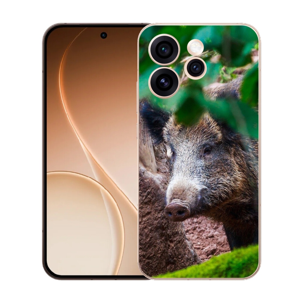 Gélový kryt mmCase na Oppo Reno 15 Pro 5G - divoké prasa