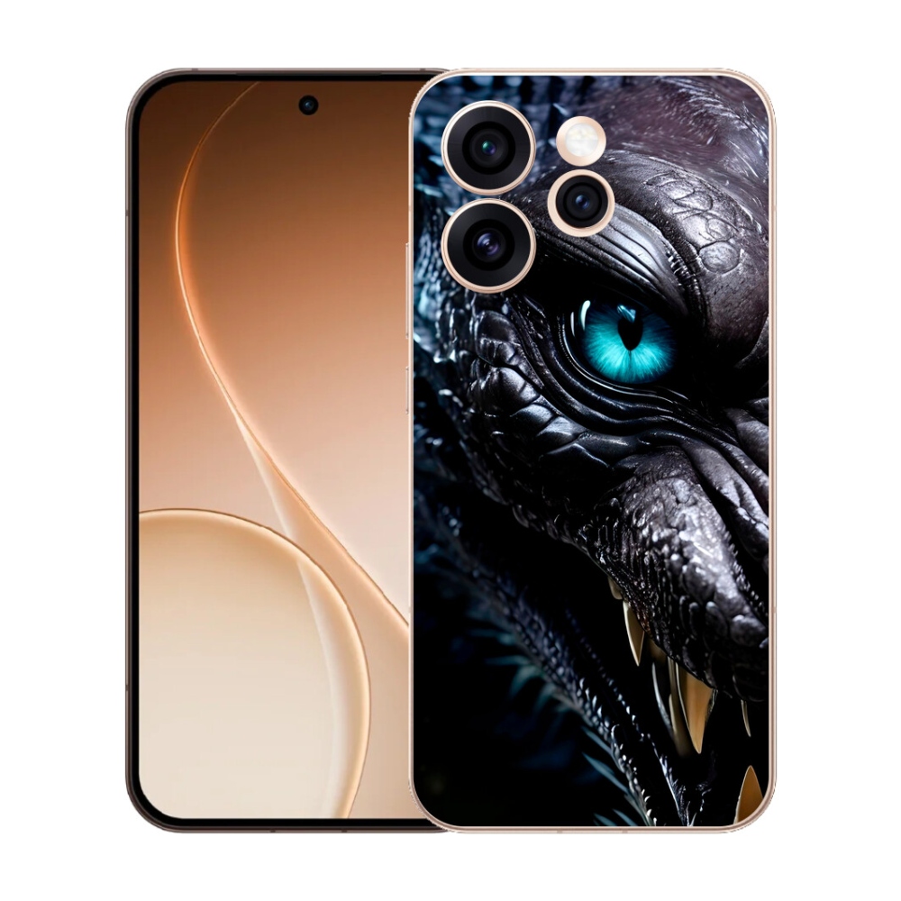 Gélový kryt mmCase na Oppo Reno 15 Pro 5G - dračí pohľad