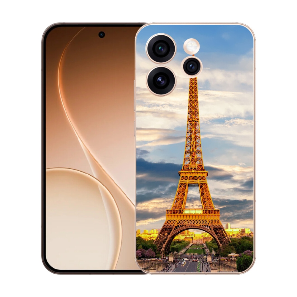 Gélový kryt mmCase na Oppo Reno 15 Pro 5G - eiffelova veža 3