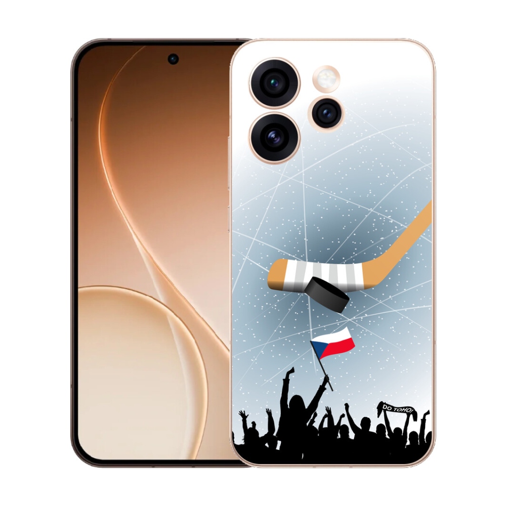 Gélový kryt mmCase na Oppo Reno 15 Pro 5G - fanúšikovia hokeja