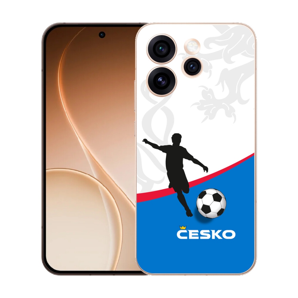 Gélový kryt mmCase na Oppo Reno 15 Pro 5G - futbal Česko 1