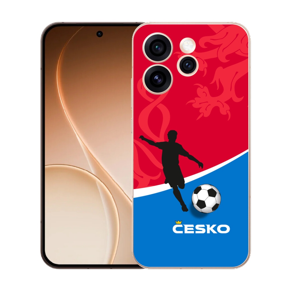 Gélový kryt mmCase na Oppo Reno 15 Pro 5G - futbal Česko