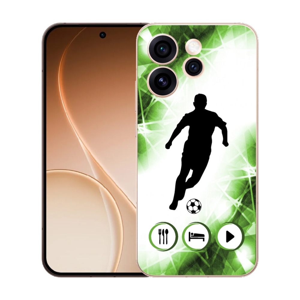 Gélový kryt mmCase na Oppo Reno 15 Pro 5G - futbalista