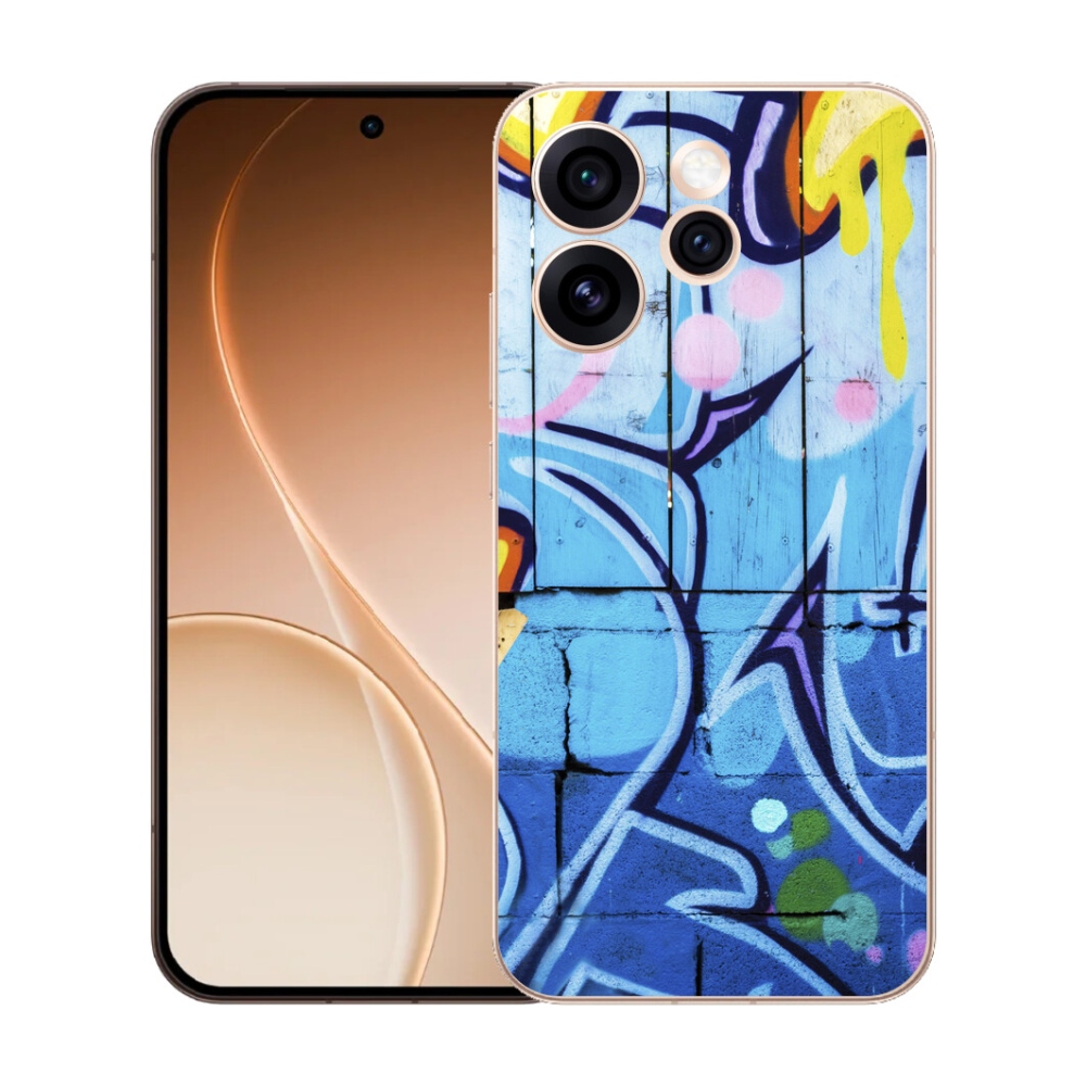 Gélový kryt mmCase na Oppo Reno 15 Pro 5G - graffiti