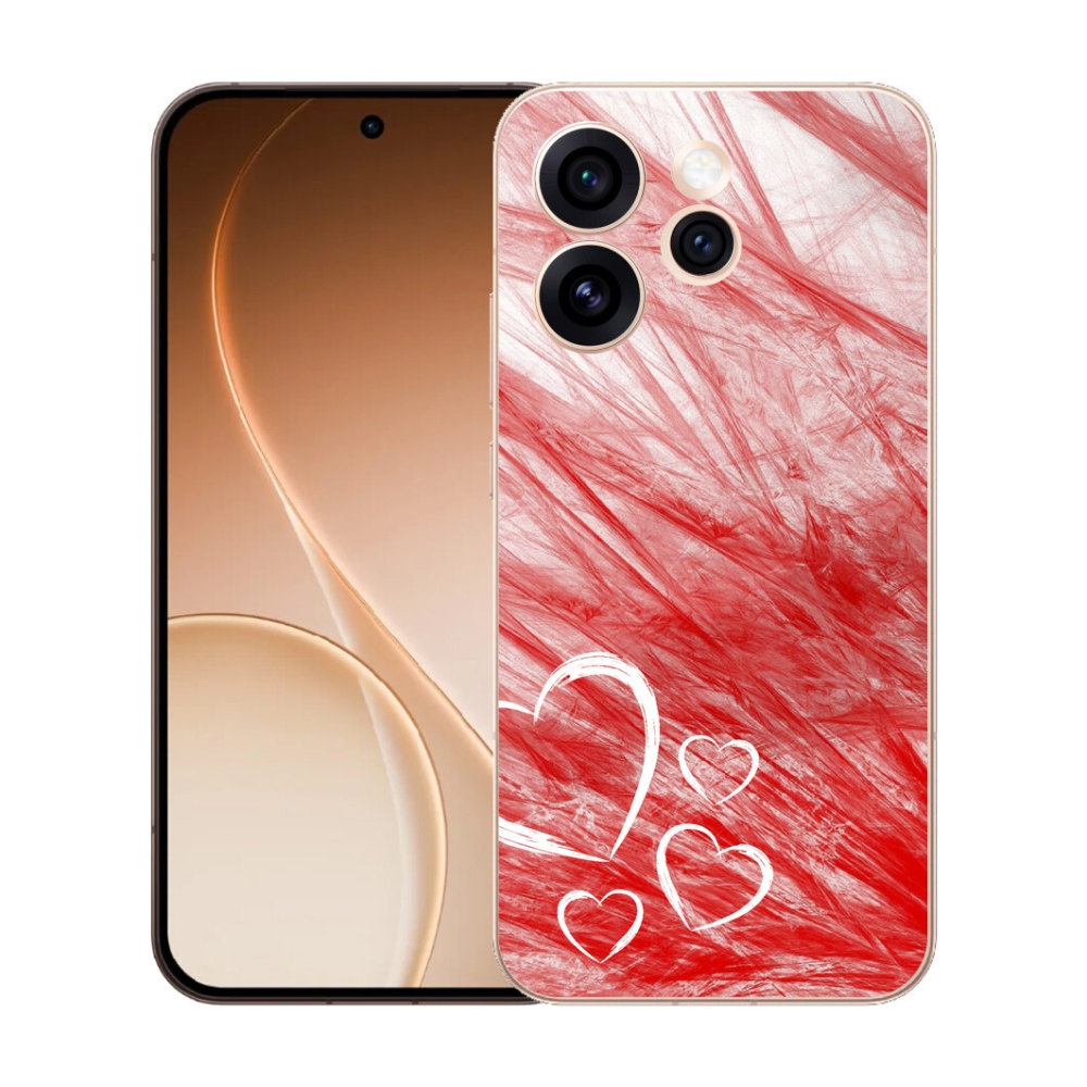Gélový kryt mmCase na Oppo Reno 15 Pro 5G - heart