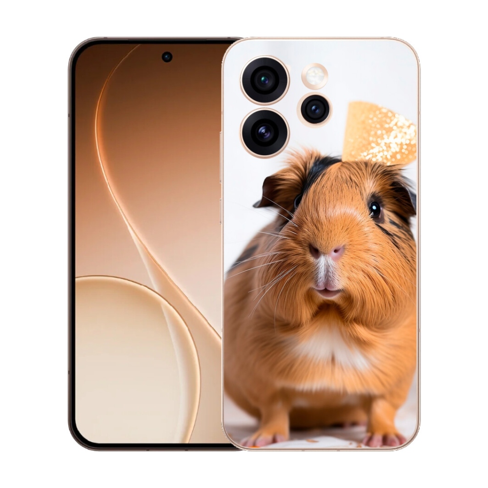 Gélový kryt mmCase na Oppo Reno 15 Pro 5G - hnedé morča