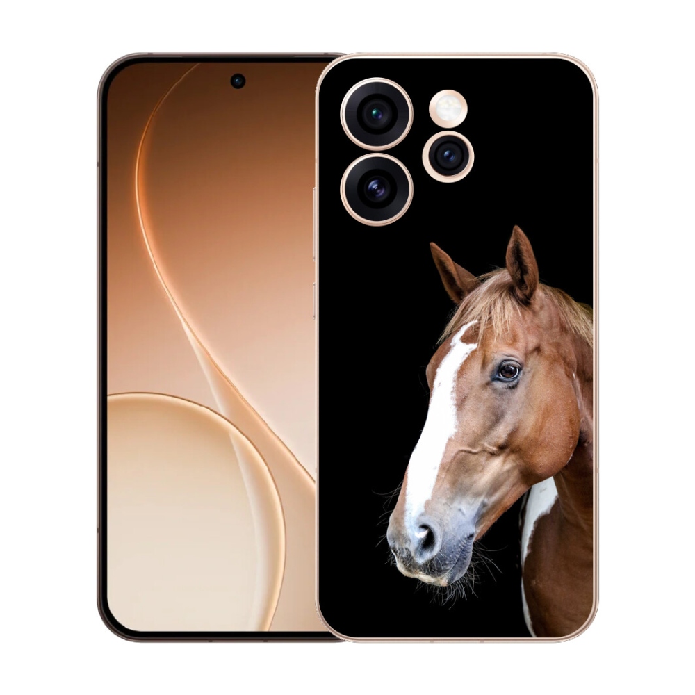 Gélový kryt mmCase na Oppo Reno 15 Pro 5G - hnedý kôň 3