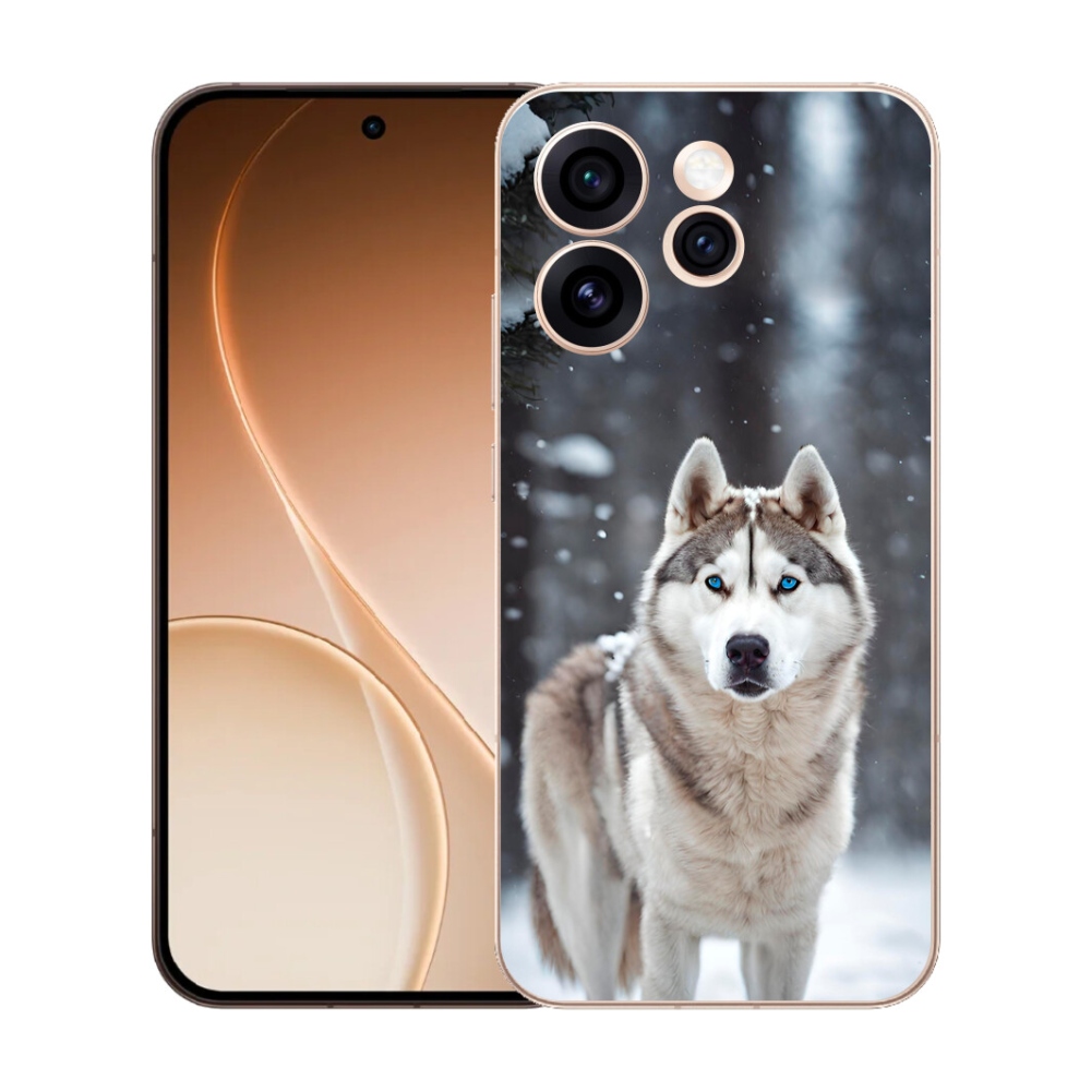Gélový kryt mmCase na Oppo Reno 15 Pro 5G - husky 2
