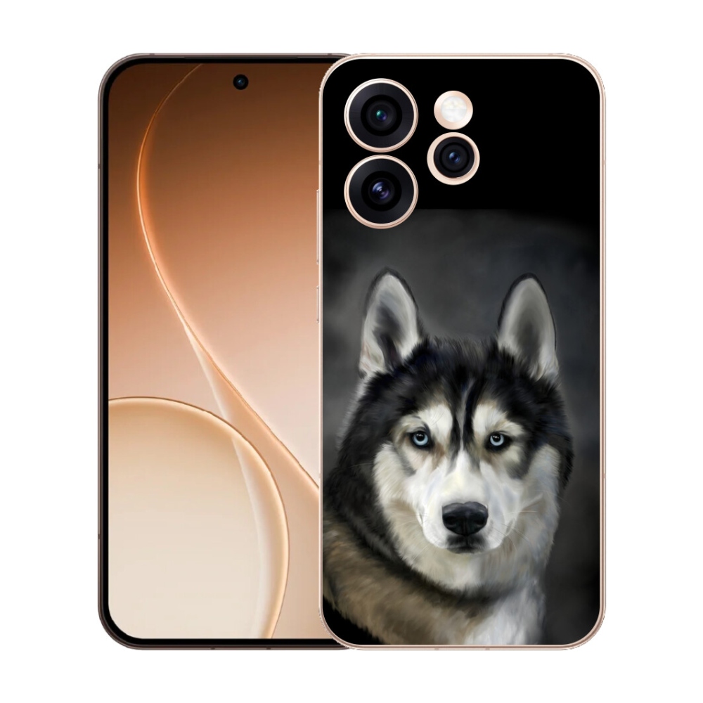 Gélový kryt mmCase na Oppo Reno 15 Pro 5G - husky