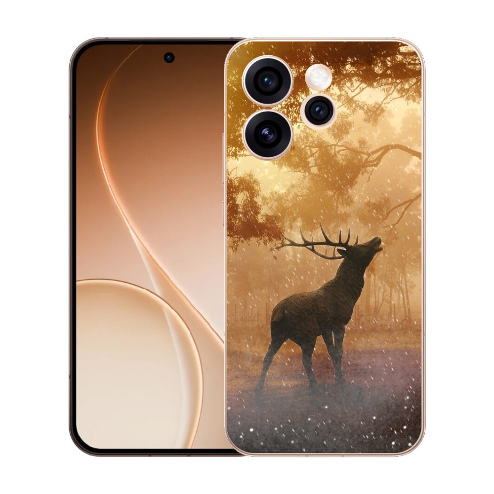 Gélový kryt mmCase na Oppo Reno 15 Pro 5G - jeleň v ruji